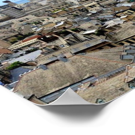 Italien - Ligurien - Genua - Stadtzentrum - Poster (Ecke)