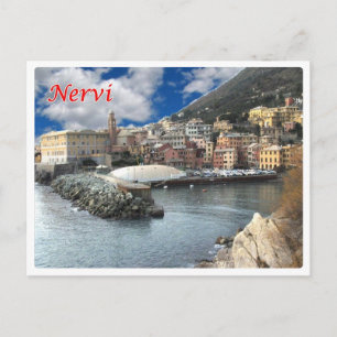 Italien - Ligurien - Nervi - Marina - Postkarte