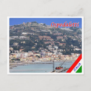 Italien - Ligurien - Ospedaletti - Postkarte