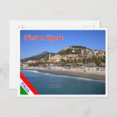Italien - Ligurien - Pietra Ligure - Postkarte (Vorne/Hinten)