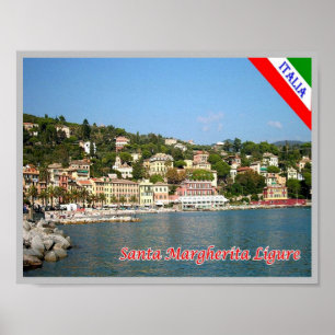 Italien - Ligurien - Santa Margherita Ligure - Poster