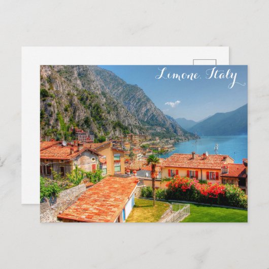 Italien Limone Sur Garda Postkarte (Vorne/Hinten)