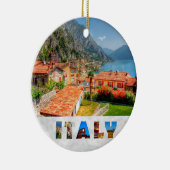 Italien Limone Sur Garda Weihnachten Keramik Ornament (Rechts)