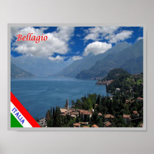 Italien - Lombardei - Comer See - Bellagio - Poster