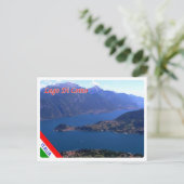 Italien - Lombardei - Comer See - Postkarte (Stehend Vorderseite)