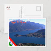 Italien - Lombardei - Comer See - Postkarte (Vorne/Hinten)