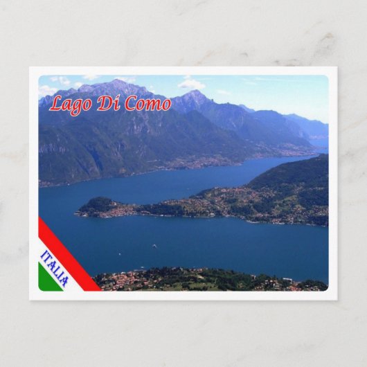 Italien - Lombardei - Comer See - Postkarte (Vorderseite)