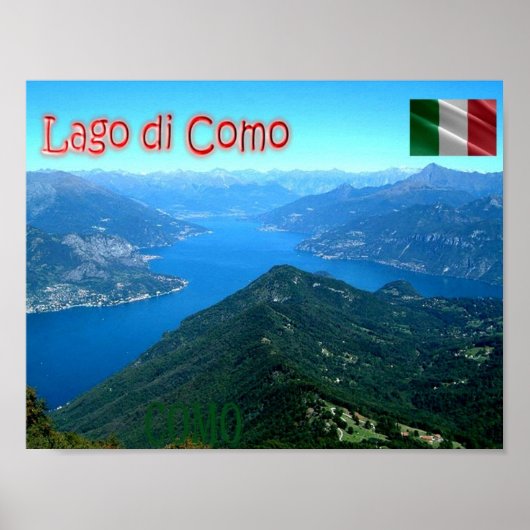 Italien - Lombardei - Como - See Como View - Poster (Vorne)