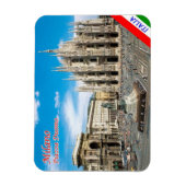 Italien - Lombardei - Mailand - Platz Duomo - Magnet (Vertikal)
