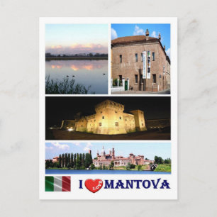 Italien - Lombardei - Mantova - I Liebe - Postkarte