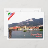 Italien - Lombardei - See Iseo - Sarnico - Postkarte (Vorne/Hinten)