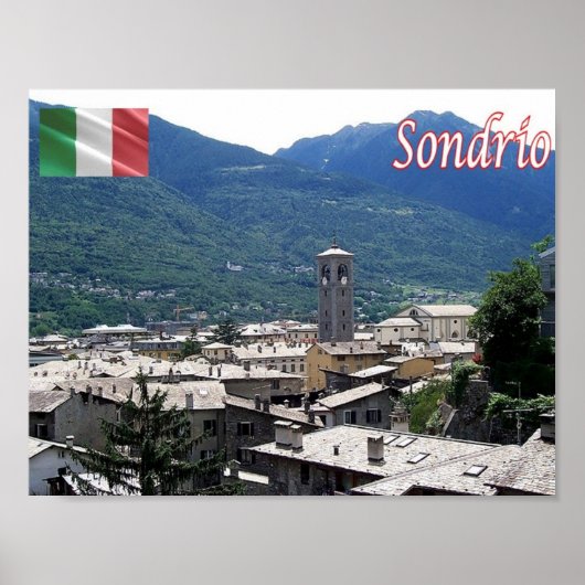 Italien - Lombardei - Sondrio - Poster (Vorne)