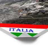 Italien - Lombardei - Stelvio-Pass - Poster (Ecke)