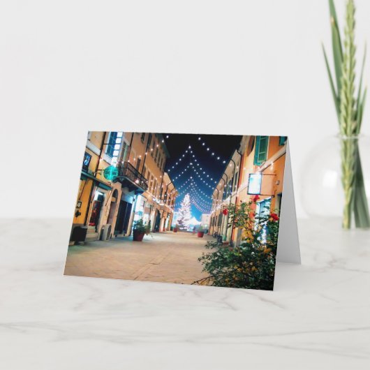 Italien Magazine Christmas Card Feiertagskarte (Vorderseite)
