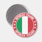 Italien Magnet (Vorderseite/Rückseite)