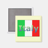 Italien Magnet (Vorderseite/Rückseite)