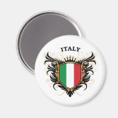 Italien Magnet (Vorderseite/Rückseite)