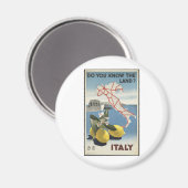 Italien Magnet (Vorderseite/Rückseite)