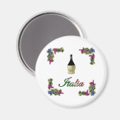 Italien Magnet (Vorderseite/Rückseite)