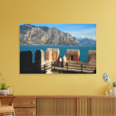 Italien, Malcesine, Aussicht vom Schlossturm Leinwanddruck (Insitu (Wohnzimmer))