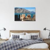 Italien, Malcesine, Aussicht vom Schlossturm Leinwanddruck (Insitu (Schlafzimmer))