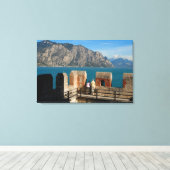 Italien, Malcesine, Aussicht vom Schlossturm Leinwanddruck (Insitu (Holzboden))