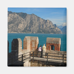 Italien, Malcesine, Blick vom Burgturm von Magnet