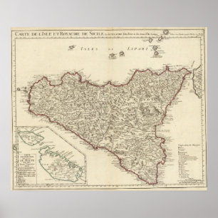 Italien, Malta Poster