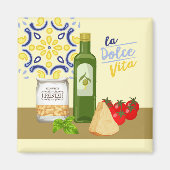 Italien Markt Magnet (Vorne)