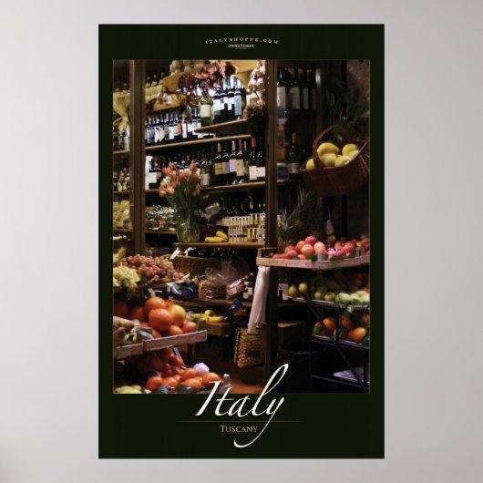 Italien Markt Poster (Vorne)