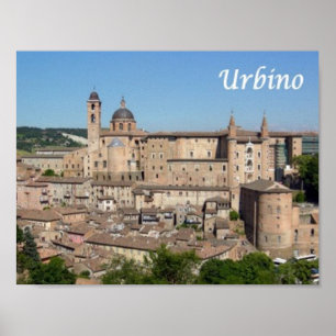 Italien - März - Urbino - Poster