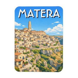 Italien Matera Reise Magnet