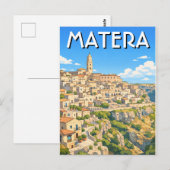 Italien Matera Reise Postkarte (Vorne/Hinten)