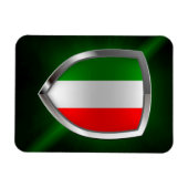 Italien Metallisches Emblem Magnet (Horizontal)