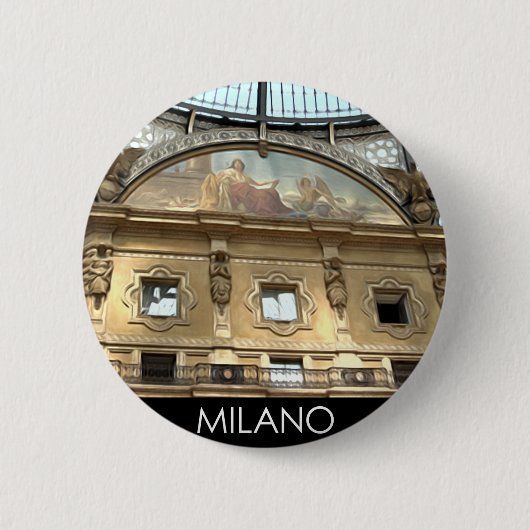 ITALIEN MILANO BUTTON (Vorderseite)