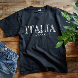 Italien   Minimalistisches modernes italienisches  T-Shirt