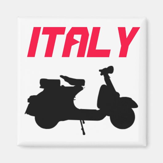 Italien mit Scooter Magnet (Vorne)