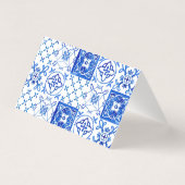 Italien - Mittelmeerraum - Rosa Platzkarten (Rückseite)