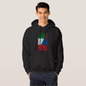 Italien Mongolei Flaggen - Mongolei Hoodie (Vorne ganz)