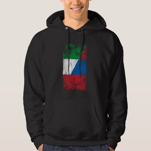 Italien Mongolei Flaggen - Mongolei Hoodie (Vorderseite)
