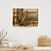 Italien, Neapel-Straße des 19. Jahrhunderts Poster (Küche)