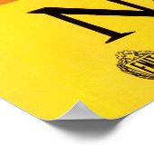 Italien Neapel Vintage Reiseposter Poster (Ecke)