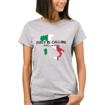 Italien nennt Design T - Shirt
