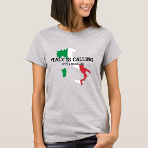 Italien nennt Design T - Shirt