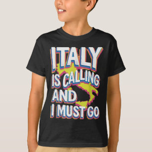 Italien nennt Reisekunst T-Shirt