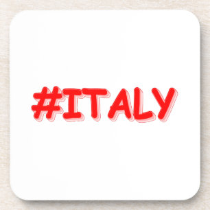 "#ITALIEN" Niedliches Design. Jetzt kaufen Getränkeuntersetzer