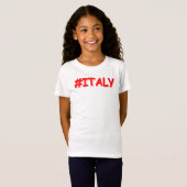 "#ITALIEN" Niedliches Design. Jetzt kaufen T-Shirt (Vorne ganz)
