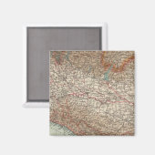 Italien Nord Magnet (Vorderseite/Rückseite)