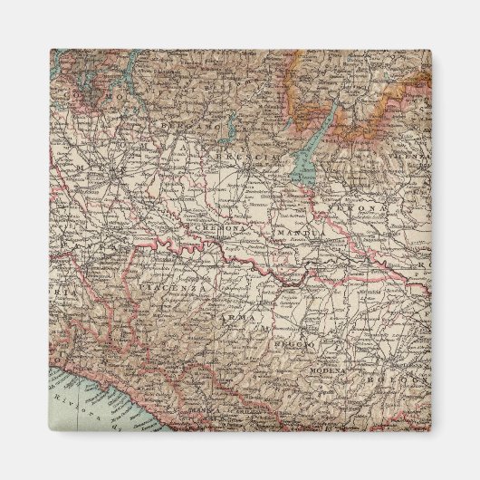 Italien Nord Magnet (Vorne)