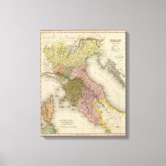 Italien Nord Teil 2 Leinwanddruck (Vorderseite)